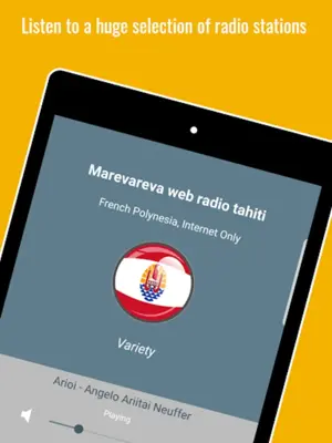 Radio Tahiti android App screenshot 1