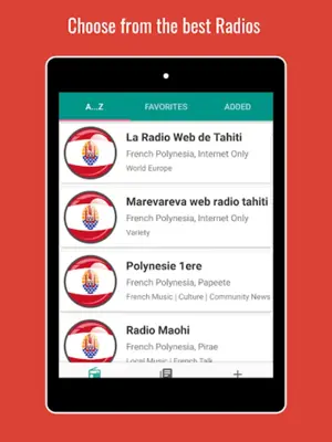 Radio Tahiti android App screenshot 2